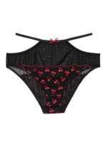 チェリー 単品ショーツ/BLACK