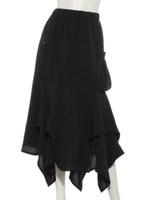 デザインスカート/ブラック