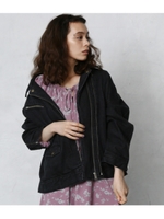 デニムライダースジャケット/ブラック(027)