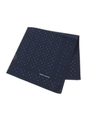 ドット柄 ハンカチ/ネイビー(093)