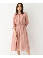 ドビーストライプキャンディスリーブワンピース/ピンク(072)