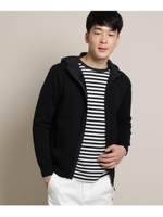 ニットジップパーカー/ブラック(019)