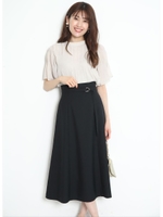 ハイウエスト2WAYジャンスカ/ブラック