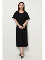 バック開きロングOPS/BLACK