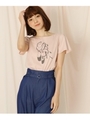 バレエアニー袖フレアＴシャツ/ベビーピンク(071)