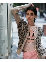 ヒョウ柄 カーデ/MI