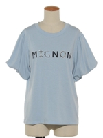 ビジューロゴパワショルＴシャツ/サックス