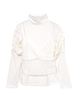 ビスチェセットハイネックTシャツ/ホワイト