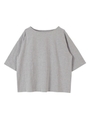 ビッグシルエットコットンTシャツ/杢グレー