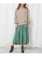 ビンテージサテンプリーツ2WAY/ミント(041)