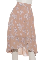 フラワープリントミディSK/コーラル