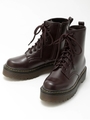 ブラウン厚底レースアップブーツ/ブラウン