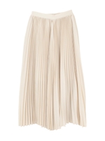 プリーツスカートライクパンツ/ライトベージュ