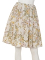 ボタニカルスカート/オフホワイト