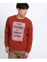 ボックスロゴTシャツ/レッド(062)