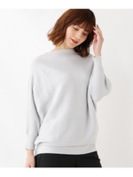 ボトルネックドルマンスリーブニット/ライトグレー(011)