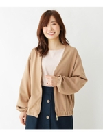 ポンチZIPブルゾン/ベージュ(052)