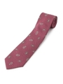 メランジペイズリー ネクタイ/ラズベリーピンク(073)