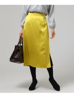 メリノサテンスカート/マスタード(033)