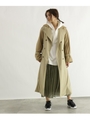 ライナー付きロングトレンチコート/ベージュ(252)
