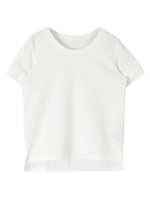 ラウンドネックプルオーバー/ホワイト