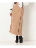 ラップスカート/ベージュ