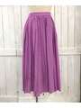 ランダムプリーツローンスカート/パープル