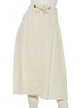 リネンスカート/オフホワイト