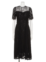 レースコンビフレアOP/ブラック