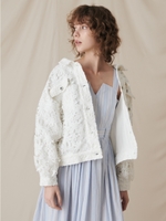 レースブルゾン/ホワイト