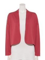 レーヨン/オーガニックコットンタックドレスボレロ/スパイシーレッド