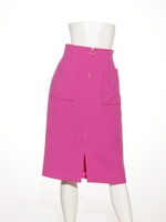 ワッフルドビー両ポケタイトスカート/ピンクボルドー