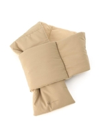 異素材差し込みマフラー/ベージュ(052)