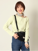 変形リブワンショルダー/ライトカーキ