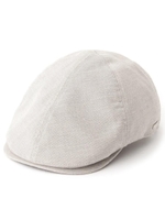 綿麻シャンブレーカノコハンチング [ メンズ ボウシ ハンチング 綿麻素材 ]/ライトベージュ(051)