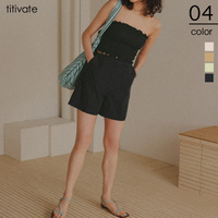 撥水バックゴムショートパンツ/ラッシュガード【メール便可／50】