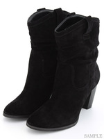 くしゅくしゅヒールアップショートブーツ