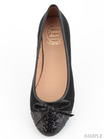 グリッターコンビバレエシューズ