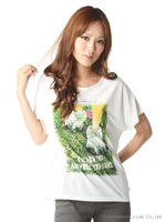 恐竜足プリントTシャツ