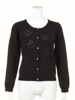 とびバラカーディガン