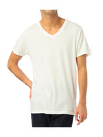 シンプルVネックジャージプルオーバー