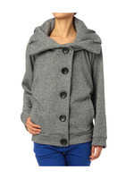 ボリュームカラー裏毛ジャケット