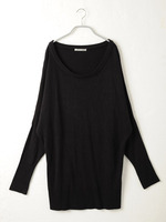 カシミアタッチラウンドネックドルマンOP'13