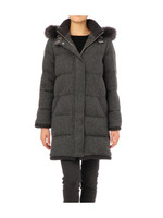 ウールナイロンツイル ダウンコート