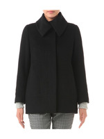 [L]カシミヤ混コクーンコート