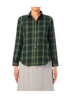 チェック柄ネルシャツ