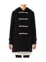 フードつきダッフルコート