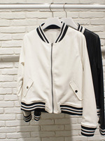 パンチングFレザー×シフォンリバーシブルBZ