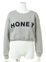 HONEYショートスウェット