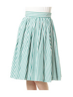 STRIPE FLARE SKIRT